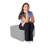 Upholstered Pie Ottoman 12" Height-101545351