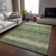 Premium Machine Washable Prisco Green Rug