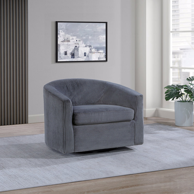 Fauteuil pivotant, Gris foncé