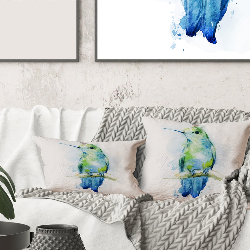 Coussin Colibri Bird - Traditional