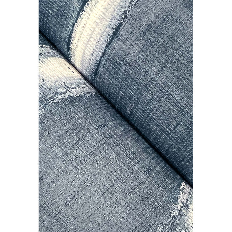 Abstract Wallpaper Roll, Indigo