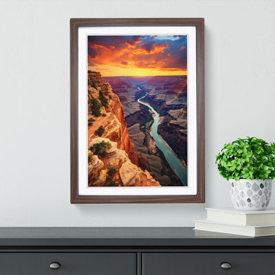 Grand Canyon Contemporary - Framed Print