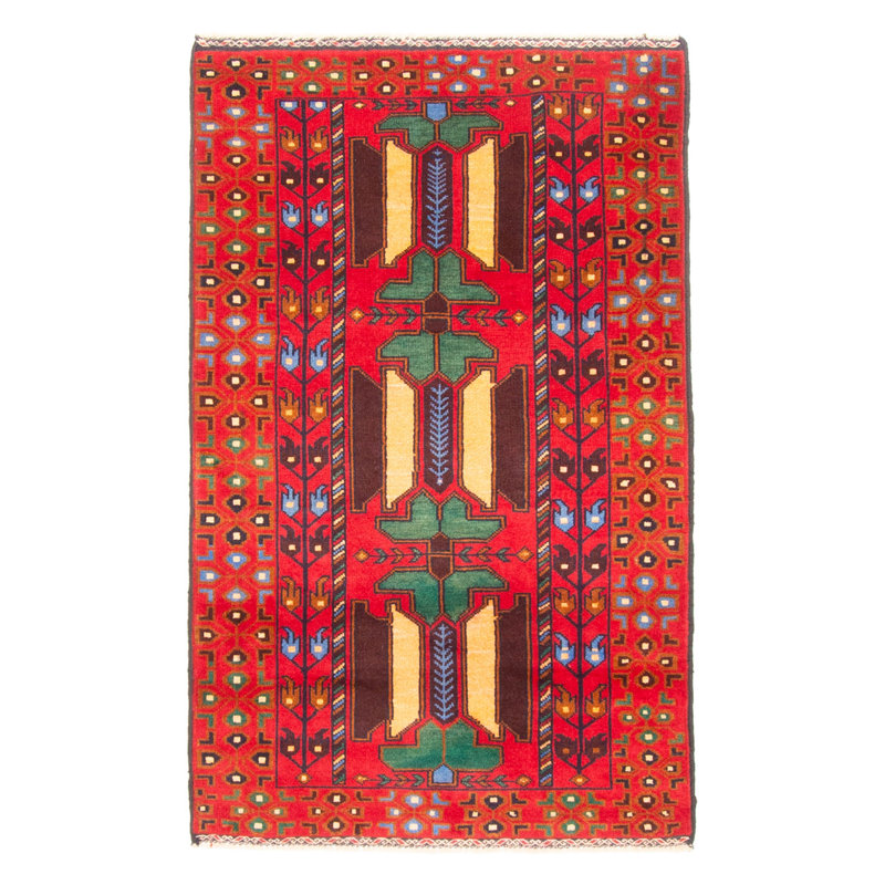 Teimani Red Rug 2'9" x 4'5"