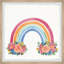 Fin du bouquet arc-en-ciel - peinture encadrée-1615929111