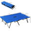 Lit de camping pour 2 personnes pour adultes - très large 50 po, couchage portatif avec seau, amusement extérieur surélevé, ensemble pour adulte bleu, tours,