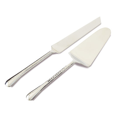 Rueben 2 Piece Stainless Steel Cake Serving Set