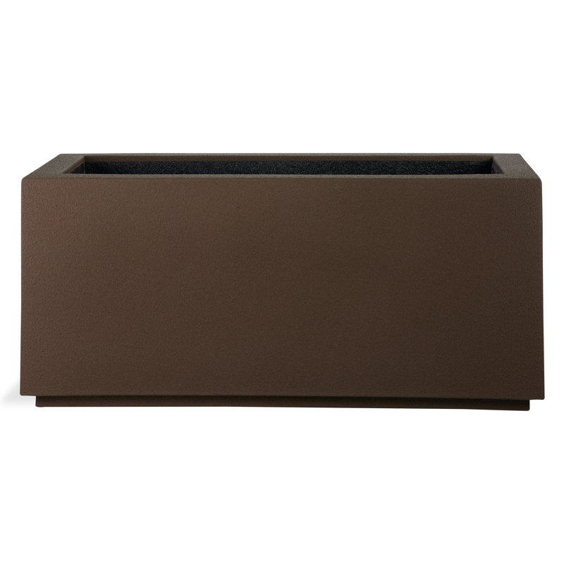 Argentine Trough Planter, Chocolate Brown