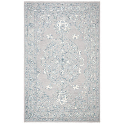 Crewellwalk Hand Tufted Wool And Cotton With Latex Oriental Rug