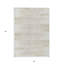 Tapis extérieur lavable rayé ivoire et beige 3 pi x 5 pi