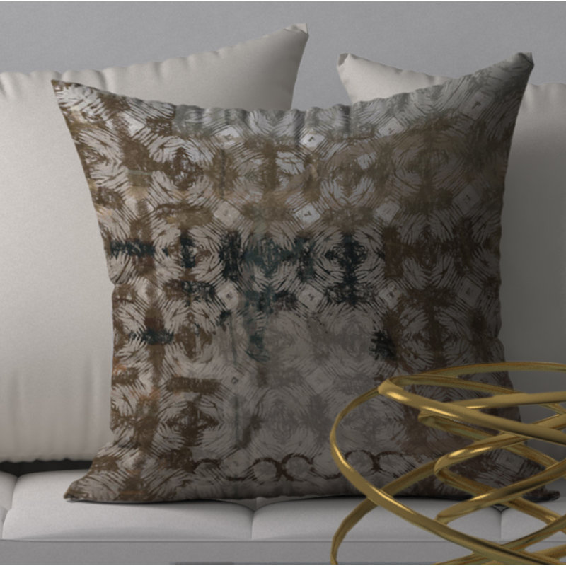 Housse de coussin carrée décorative Smashing, 24 po x 24 po