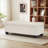 Rectangle Upholstered Storage Bench Ottoman&Stool-1894803979