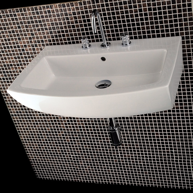 Plaza 28'' L Bathroom Sink, 8" Centers