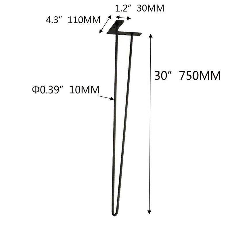Lockard Table Leg, 30" H x 4.30" W x 4.30" D