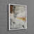 White Floater Framed