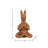 Javarrie Boho Terracotta Pottery Figurine with Meditative Seated Animal Design