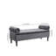 Ethelsville Upholstered Flip Top Storage Bench with Side Arms-1419316879