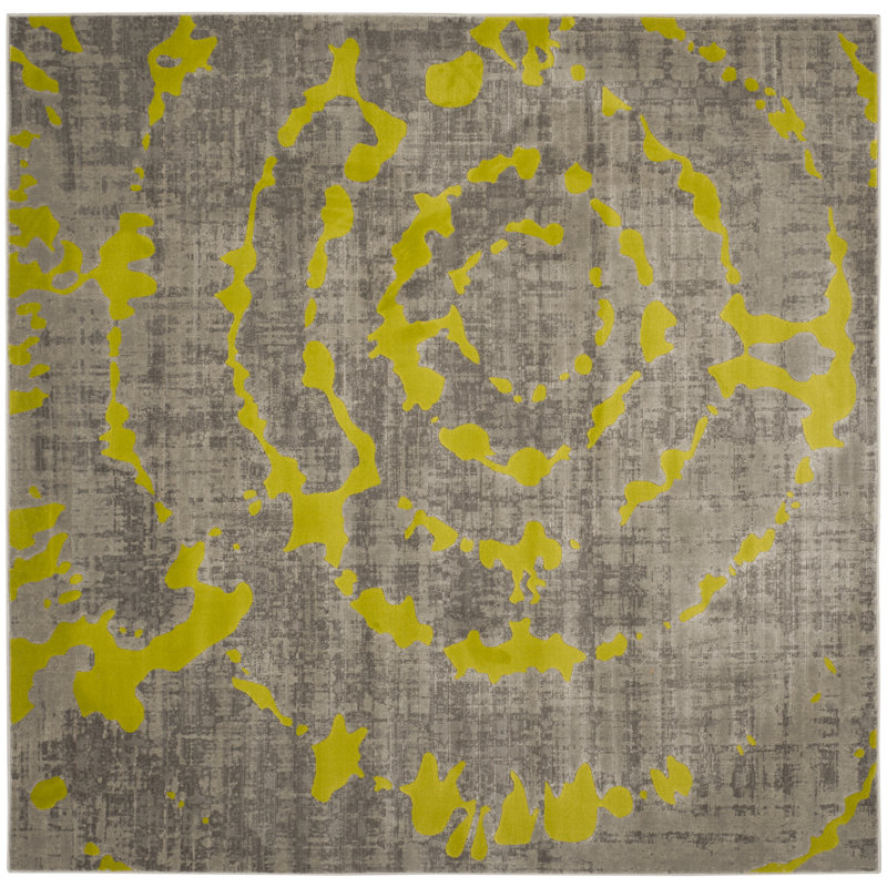 Deasia Porcello Performance Abstract Rug, Square 6'7"