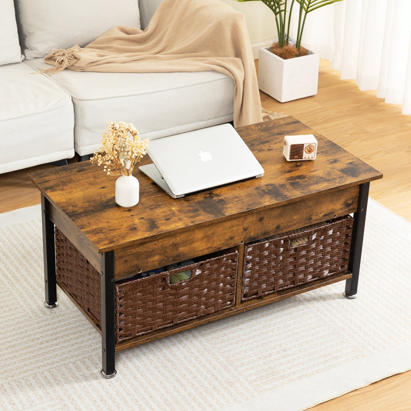 Seira Single Coffee Table, Light Brown