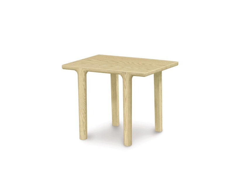 Sierra Solid Wood End Table, Natural Cherry, 22" H x 28" W x 20"D
