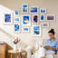 White Collage Picture Frame - Frames Included: 6