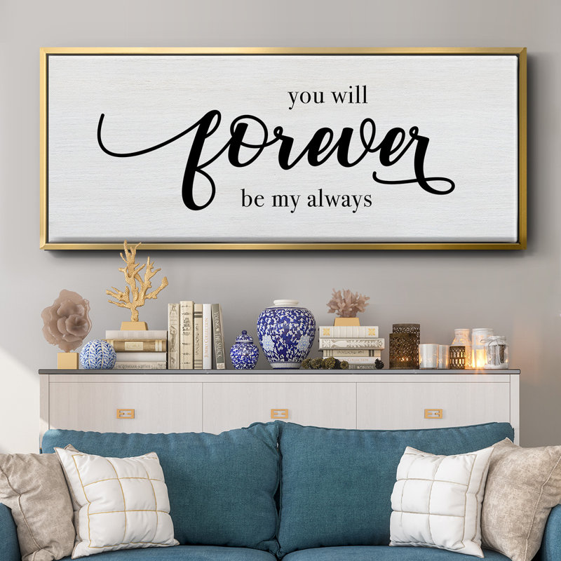 Forever Always - toile encadrée