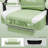 Reclining Ergonomic Fabric PC & Racing Game Chair With Bluetooth Speakers And Vibration Lumbar Pillow-141546275