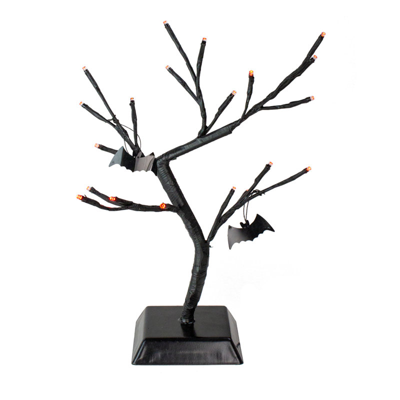 Arbre d'Halloween artificiel pour table 15 po