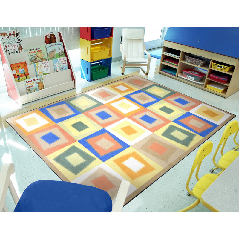 Whimsy Off Balance Area Rug, Rectangle 3'10" x 5'4"