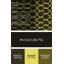 Tapis en laine / polyester tissé à la machine Canavan - noir / jaune-1764842319