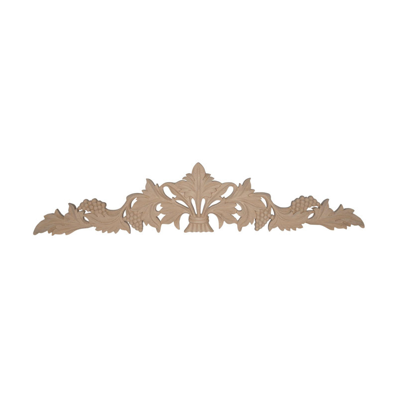 24'' x 5'' Unfinished Maple Grapevine Decorative Applique