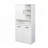 Pantry Storage Cabinet with  Open Shelve, Adjustable Shelf