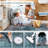 5x7 Machine Washable Rugs for Living Room Modern Abstract Rugs Distressed Ombre Rugs with Rubber Backing Soft Stain Resistant Thin Rugs for Bedroom-96733781