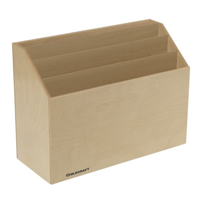 4 Compartment Manufactured Wood Book Display