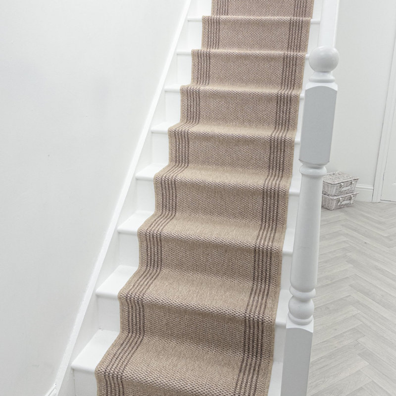 Stair Runner Striped Area Rug, Runner 80 x 600 cm