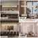 80-Light 72"L Dimmable Square / Rectangle Crystal Cup Chandelier with Crystal Accents(Bulbs Included)