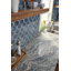 Midnight Tide Lantern 10 in. x 10 in. Glossy Glass Mosaic Wall Tile