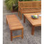 Ingrid Solid Wood Teak Outdoor Bench-1554177974