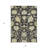 3' X 5' Black And Ivory Floral Washable Indoor Outdoor Area Rug