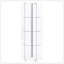 Vitrine hexagonale en verre transparent Tenley