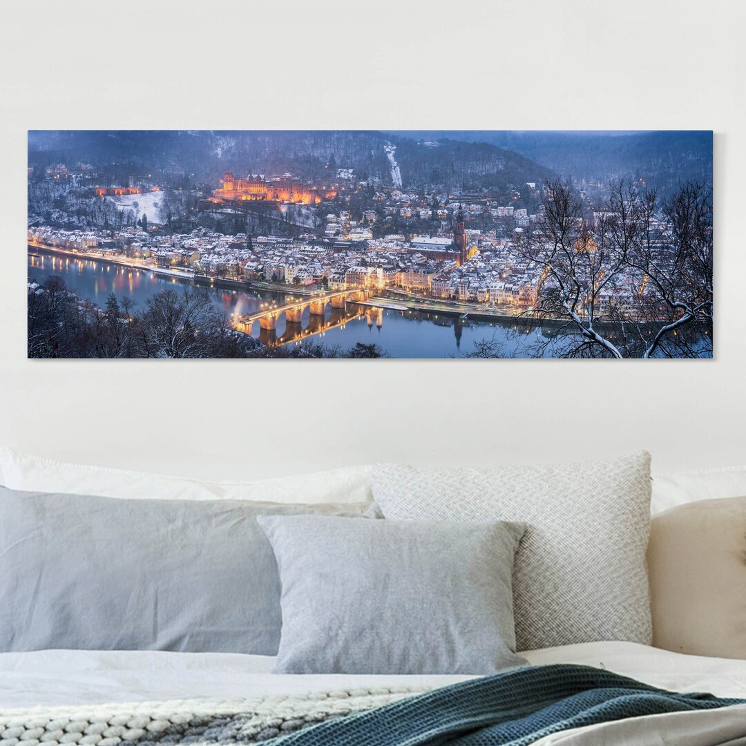 Leinwandbild Winterliches Heidelberg von Jan Becke