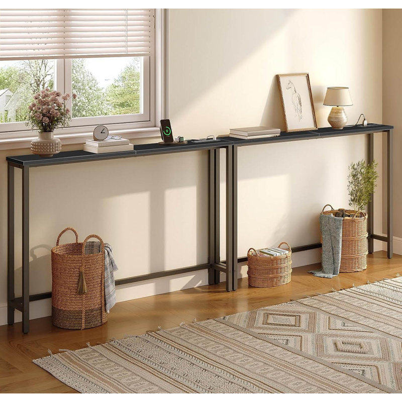 Table d'appoint Narrow Console, Noir