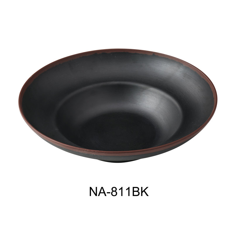 Nature Art 20 Dining Bowl, Black