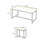 Kapp Coffee Table,3 Piece Coffee Table and End Table Set,Trestle Leg-1119636930