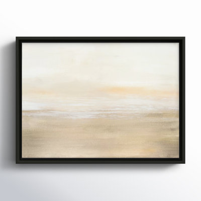 Morning Calm - Floater Frame Painting on Canvas