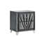 Fabric Upholstered Nightstand With 2 Drawers