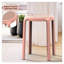 Tabouret rond en plastique empilable Alysoun-809252014