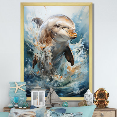 Dolphin Elegance - Dolphin Wall Art