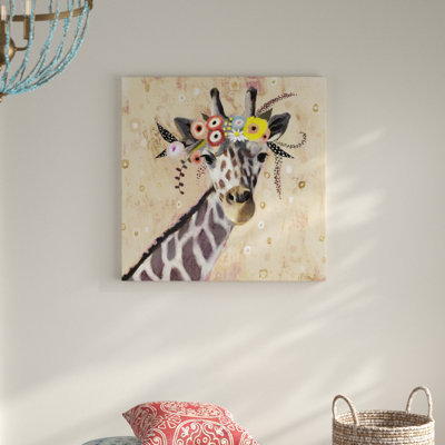 Klimt Giraffe II 1 Piece Painting