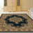Columbus Black Traditional Oriental Medallion Area Rug-23603129