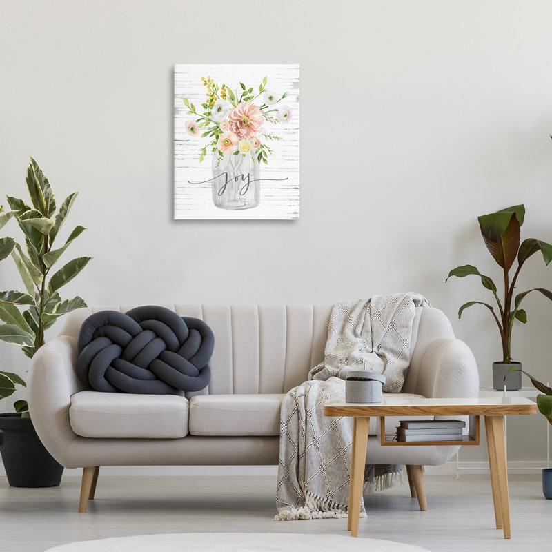 Art mural sur toile Joy Mixed Bouquet, H 30 po x l 24 po